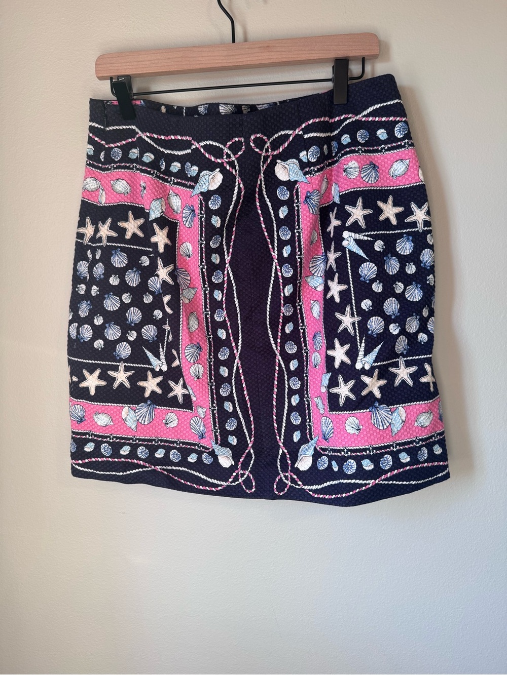 Talbots Nautical Print Skirt